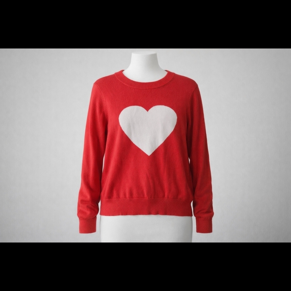 Philosophy Red Heart Sweater | Cute Statement Piece ❤️